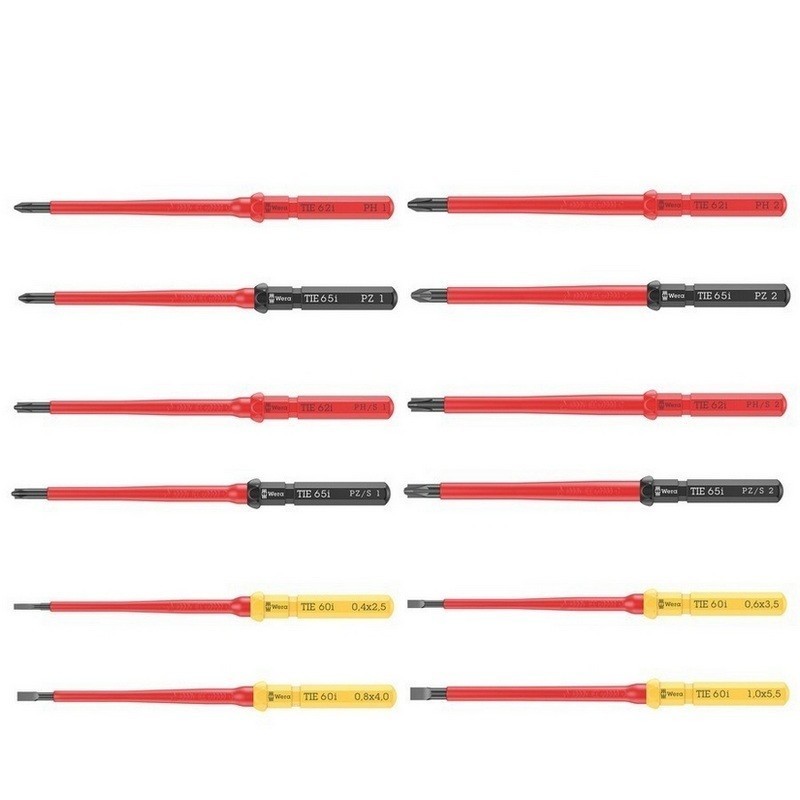 Wera KK VDE 18 Tool Finder Üniversal 2 Geçmeli Uçlu Tornavida Set 05006614001