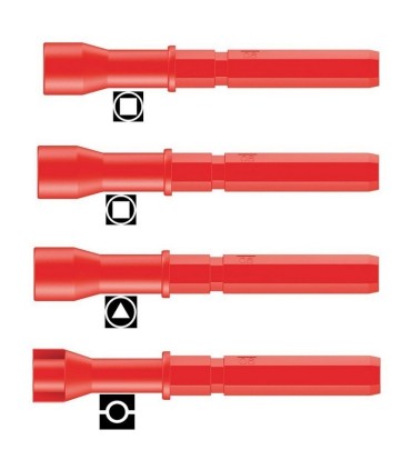 Wera KK VDE 18 Tool Finder Üniversal 2 Geçmeli Uçlu Tornavida Set 05006614001