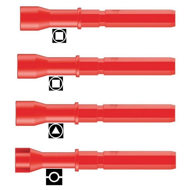 Wera KK VDE 18 Tool Finder Üniversal 2 Geçmeli Uçlu Tornavida Set 05006614001