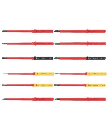 Wera KK VDE 18 Tool Finder Emperyal 1 Geçmeli Uçlu Tornavida Set 05006616001