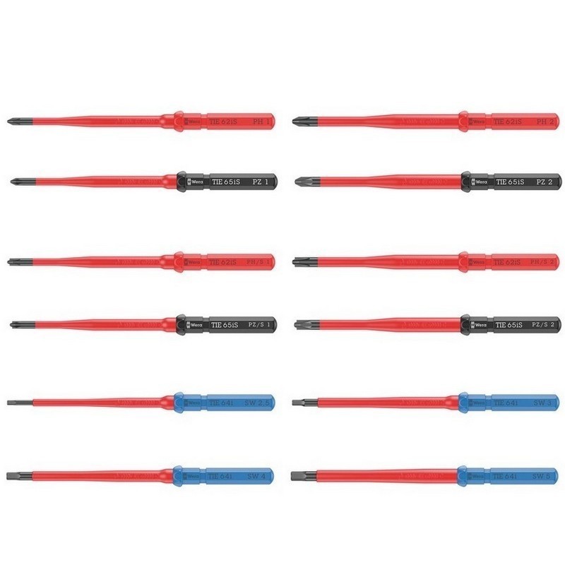 Wera KK VDE 26 Big Pack 1 Ekstra İnce Geçmeli Uçlu Tornavida Set 05006617001