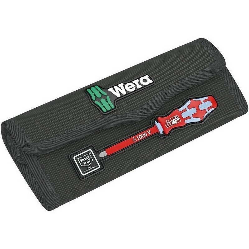 Wera KK VDE 17 Tool Finder Paslanmaz Ekstra İnce 1 Geçmeli Uçlu Tornavida Set 05006631001