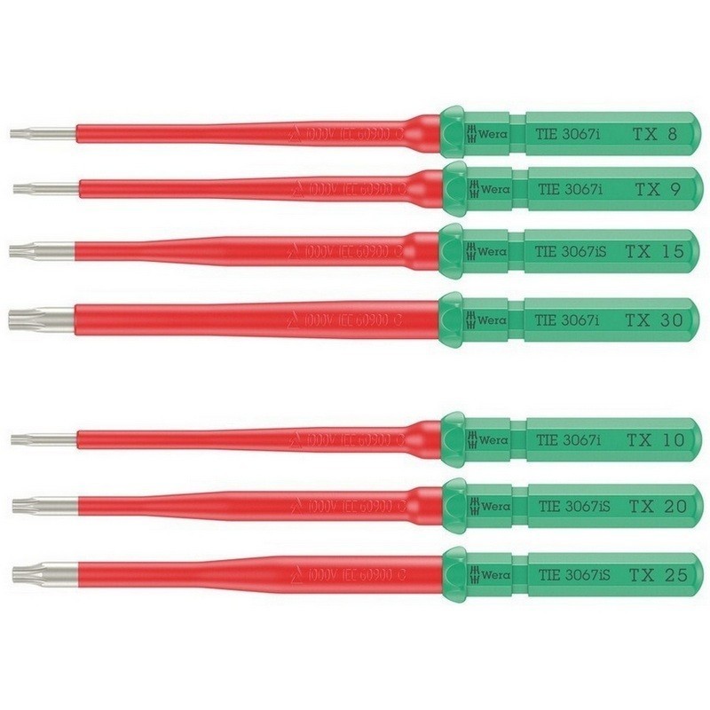 Wera KK VDE 7 Tool Finder Paslanmaz Torx Geçmeli Uçlu Tornavida Set 05006630001