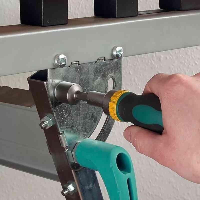 Wolfcraft 1237000 Cırcırlı Mini Tornavida Düz Yıldız Bits Seti 6P