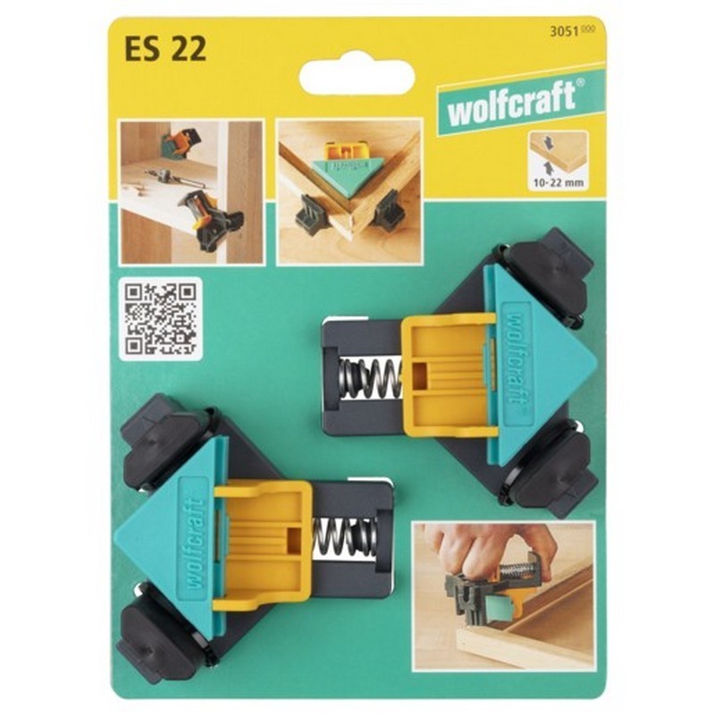 Wolfcraft 3051000 ES22 Açılı Köşe İşkence 2P 10-22mm