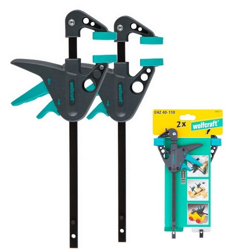 Wolfcraft 3455100 Tek El Mini Mengene 2P 40-110mm