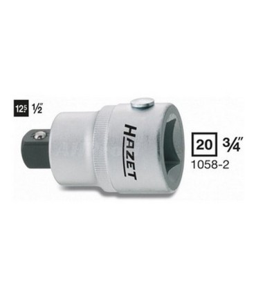 Hazet 1058-2 Lokma Kare Sürücü Düşürücü 3/4"-1/2" 53.2mm
