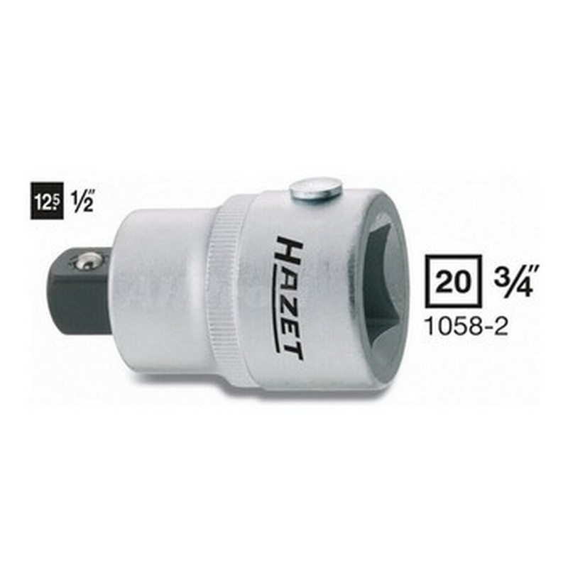 Hazet 1058-2 Lokma Kare Sürücü Düşürücü 3/4"-1/2" 53.2mm