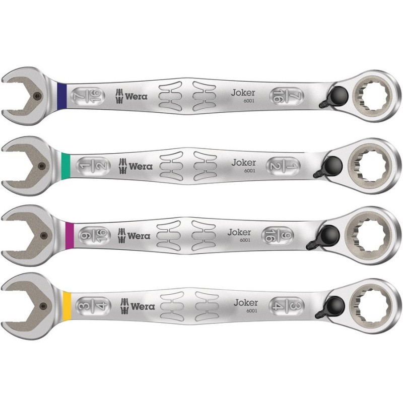 Wera 6001 Joker Switch 4 Emperyal Cırcırlı Kombine Anahtar Set 1 05020092001