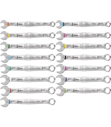 Wera 6003 Joker Cırcırlı Yıldız Açık Ağız Kombine Anahtar Set 15P 05020302001