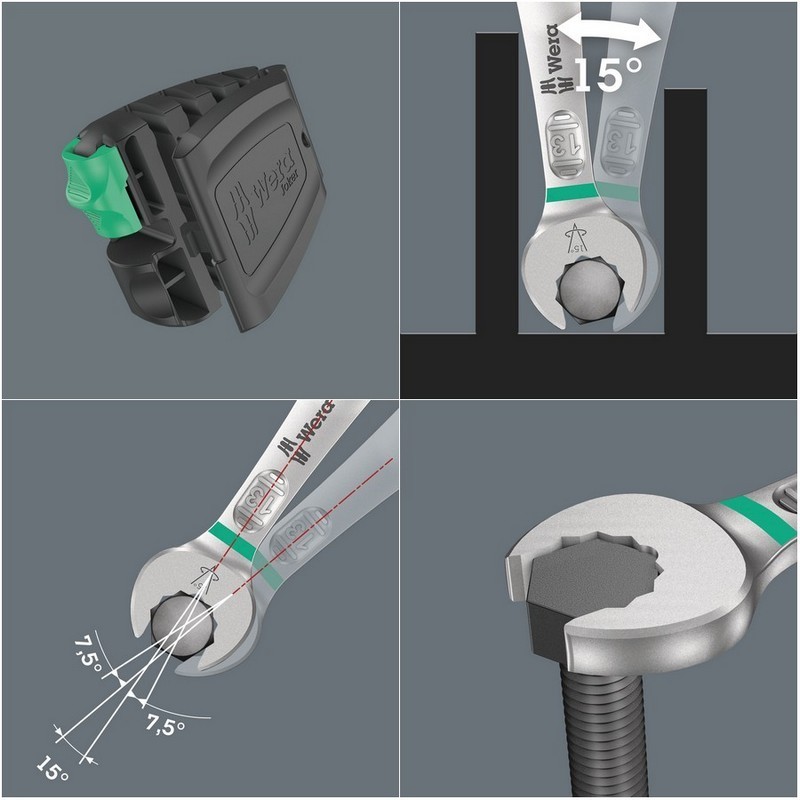 Wera 6005 Joker Çift Açık Ağız Anahtar Set 6-13mm 4P 05020314001