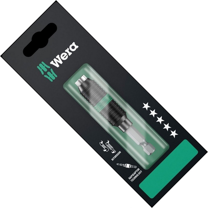 Wera 897/4 R  SB Rapidaptor Bitorsion Bits Tutucu 75mm 05073420001