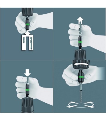 Wera 897/4 R  SB Rapidaptor Bitorsion Bits Tutucu 75mm 05073420001
