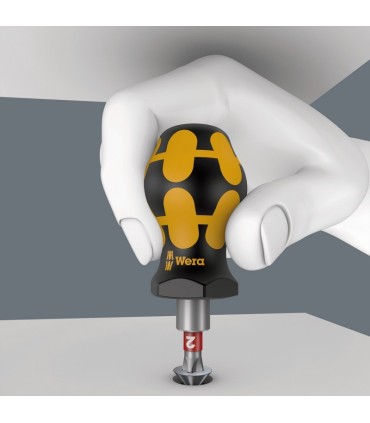 Wera 811/1 ESD Stubby Bits Tutuculu Tornavida 1/4" Mıknatıslı 05008881001