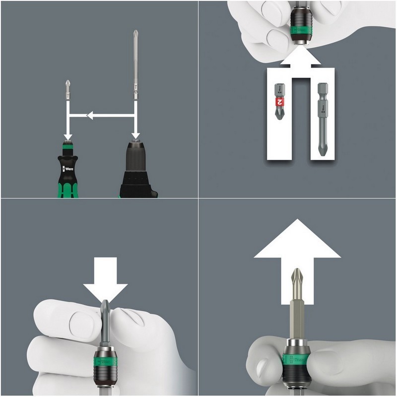 Wera Kraftform Kompakt 60 Tornavida Bits Seti 17P 05059294001