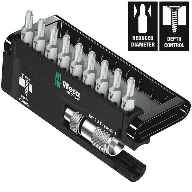 Wera Bit-Check 10 Drywall 1 Alçıpan Bits Seti 10P 05136011001