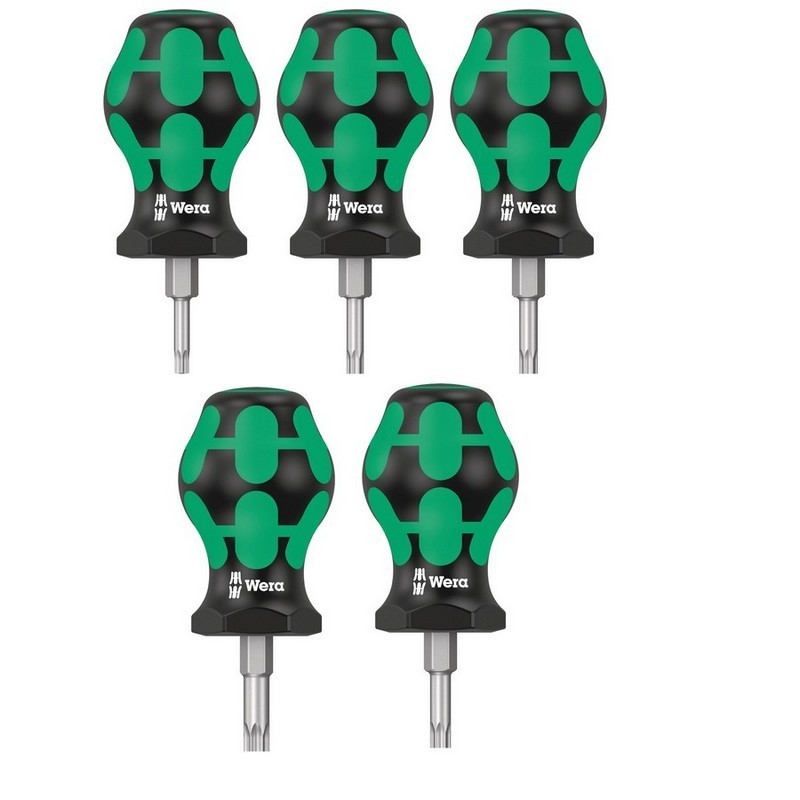 Wera Stubby/Topaç TX Torx Tornavida Seti 1 TX10-TX30 5P 05008876001