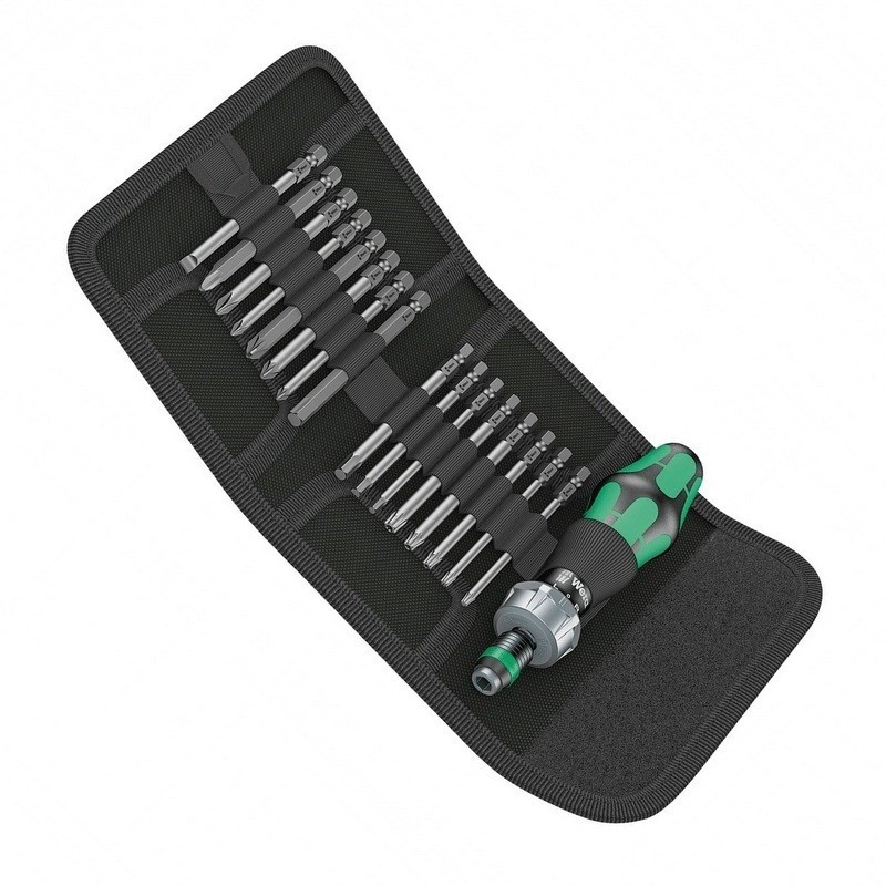 Wera 60 RA Cırcırlı Tornavida 89mm Bits Seti Imperyal 17P 05051041001