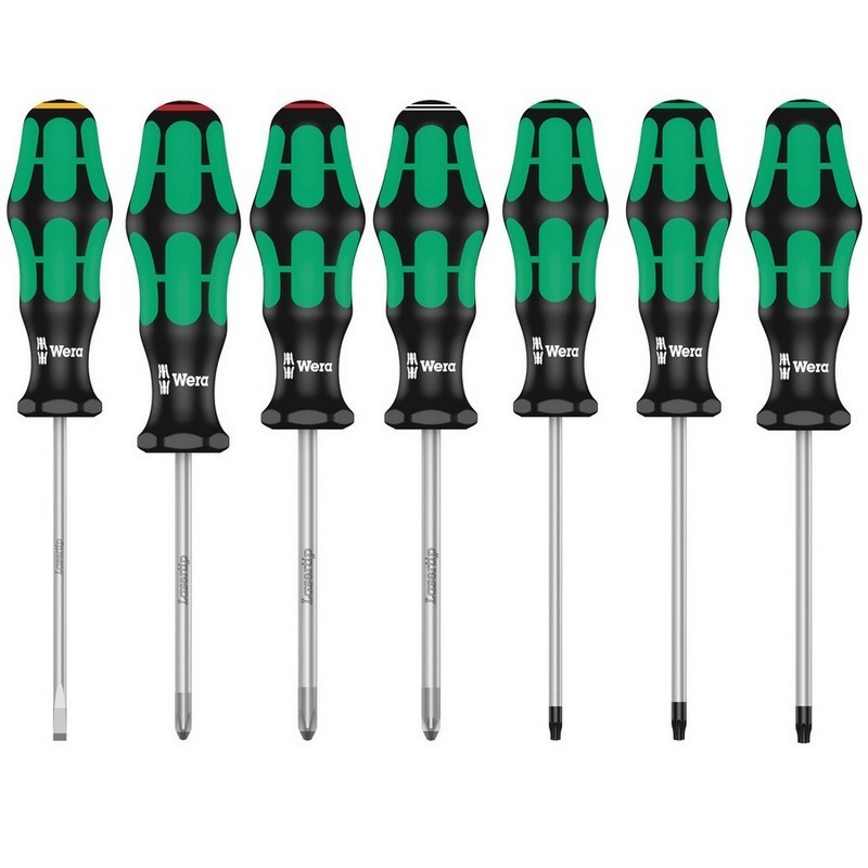 Wera 300/7 Kraftform Plus TX PZ PH SL Tornavida Set 1 7P 05105623001