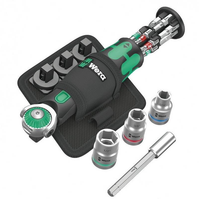 Wera 8009 Zyklop Pocket Emperyal Cırcır Lokma Bits Set 2 18P 05004283001