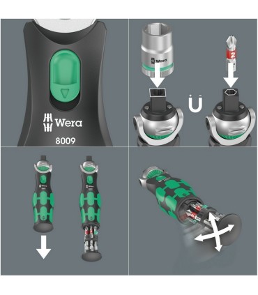 Wera 8009 Zyklop Pocket Emperyal Cırcır Lokma Bits Set 2 18P 05004283001