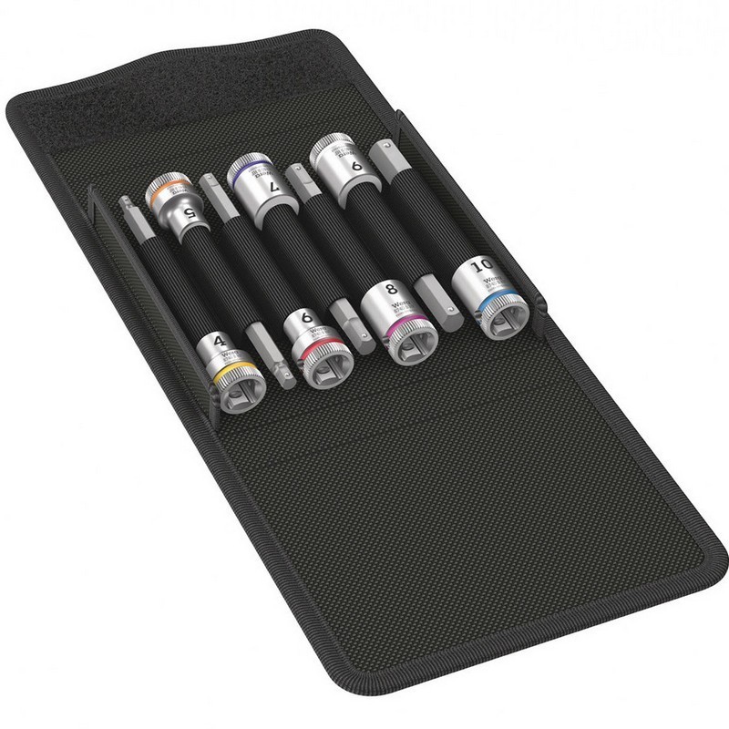 Wera 8740 B HF 3/8" Zyklop Hex/Alyan Uçlu Lokma Bits Seti 7P 05003180001