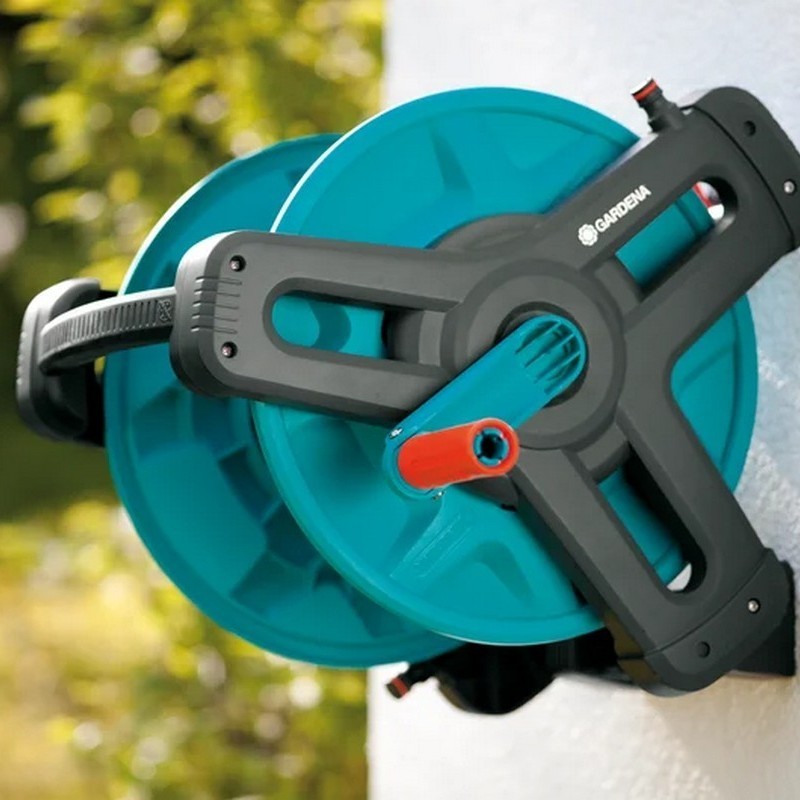 Gardena 8009-20 Duvara Monte Makaralı Hortum Set 50 20m