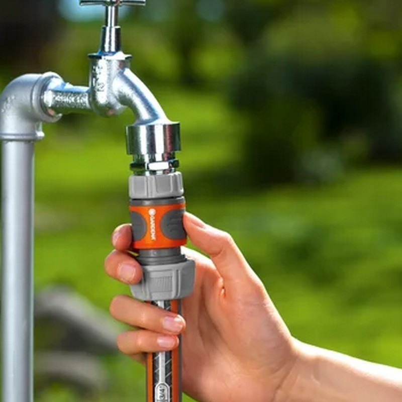 Gardena 18216-50 Stoplu Hortum Adaptörü G3/4"