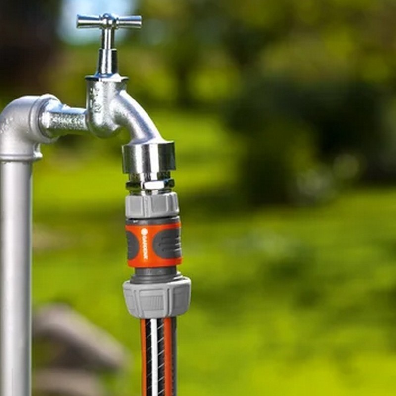 Gardena 18216-50 Stoplu Hortum Adaptörü G3/4"