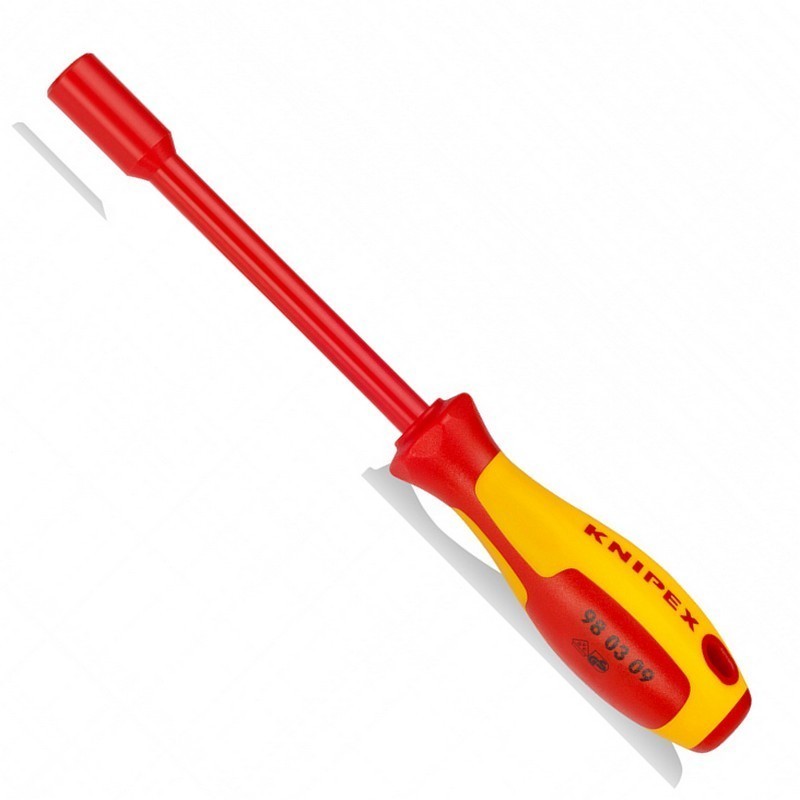 Knipex 980309 VDE İzole Lokmabaş Tornavida 125x9mm