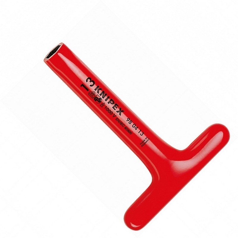Knipex 980408 VDE İzole Lokmabaş T Tornavida 200x8mm
