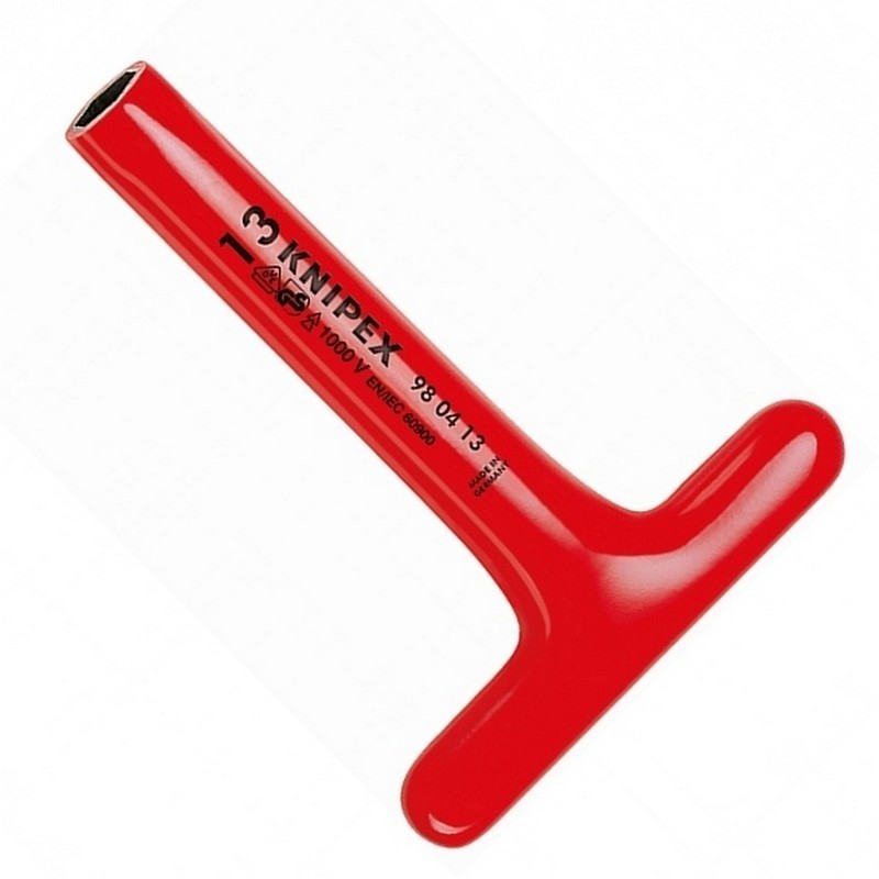 Knipex 980410 VDE İzole Lokmabaş T Tornavida 200x10mm