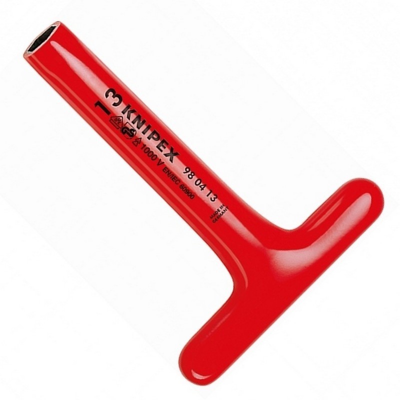 Knipex 980422 VDE İzole Lokmabaş T Tornavida 200x22mm