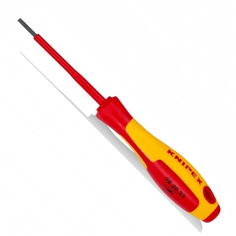 Knipex 982025 VDE İzole Düz Uçlu Tornavida 75x2,5x0,4mm
