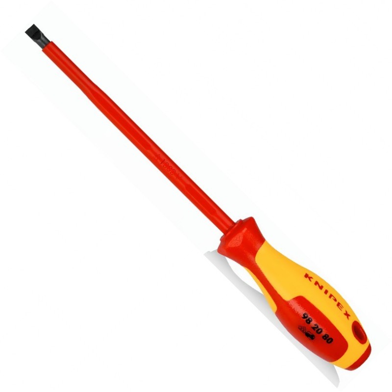 Knipex 982080 VDE İzole Düz Uçlu Tornavida 175x8,0x1,2mm
