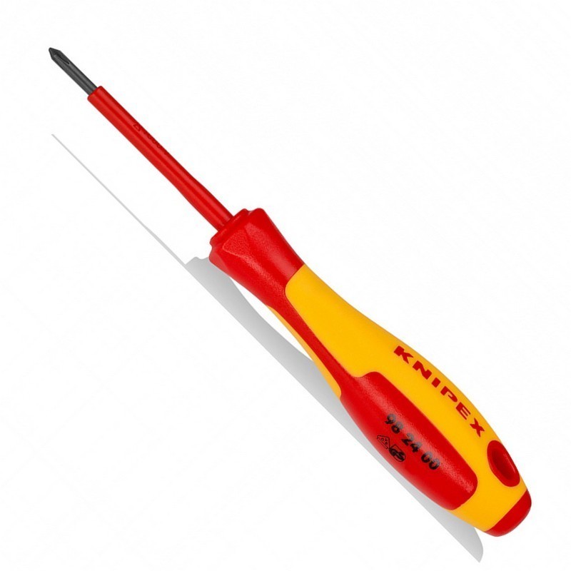 Knipex 982400 VDE İzole Yıldız Uçlu Tornavida 60mm PH0