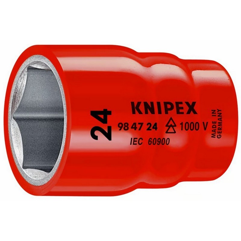 Knipex 984724 VDE İzole 1/2" Lokma 24mm