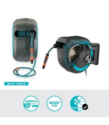 Gardena 18620-20 Duvara Monte Hortum Makarası RollUp L/M 25m