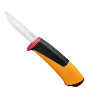 Fiskars 1023620 Ağır İş Kılıflı Entegre Bilemeli Bıçak
