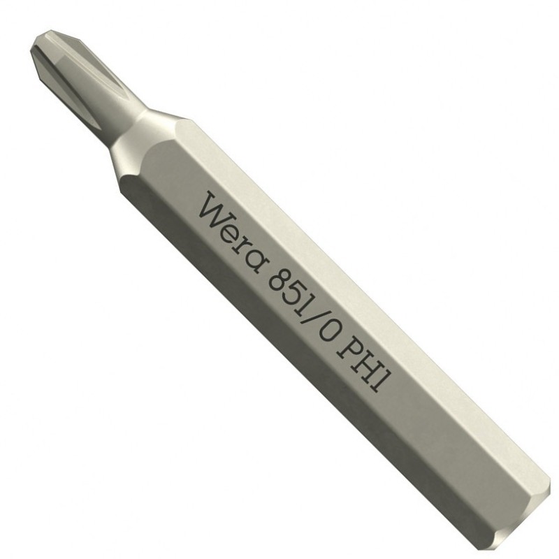 Wera 851/0 Micro 4mm Yıldız Bits 30mm PH1 05058122001