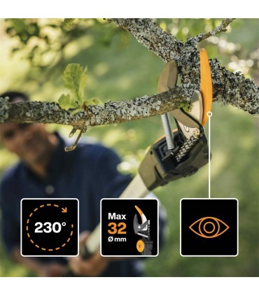 Fiskars 1023624 PowerGear X Çok Fonksiyonlu Teleskopik Budama Makası UPX86