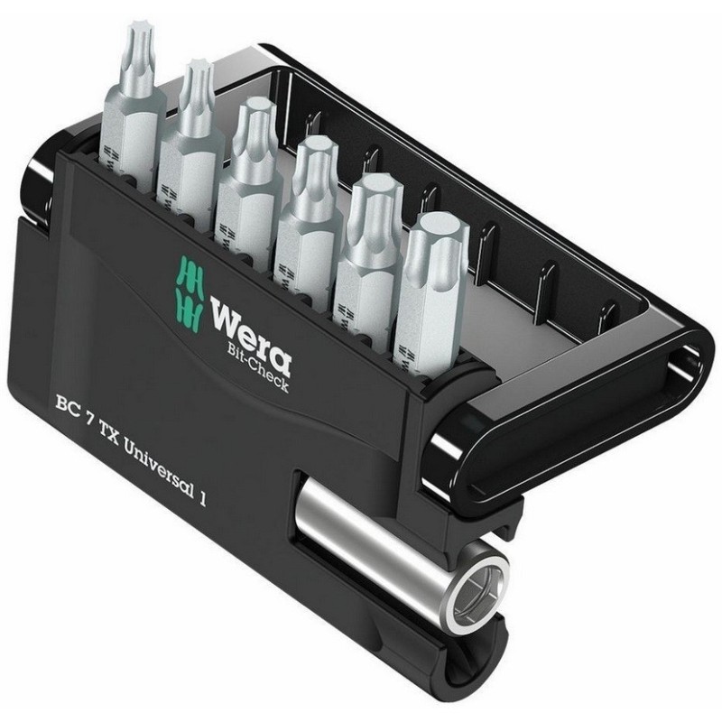 Wera Bit-Check 7 SB Universal 1 Torx Bits Seti 05073404001