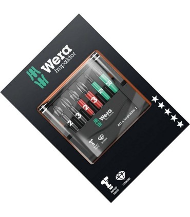Wera Bit-Check 6 SB Impaktor 1 TX/PH/PZ Bits Seti 05073890001