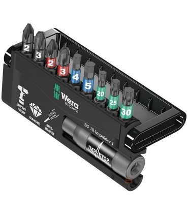 Wera Bit-Check 10 SB Impaktor 1 Bits Seti 05073980001