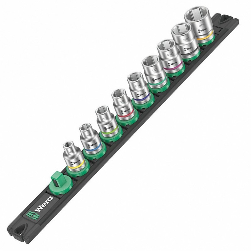 Wera 8790 HMB Zyklop 3/8" Mıknatıs Şeritli Lokma Seti B1 Emperyal 05005450001
