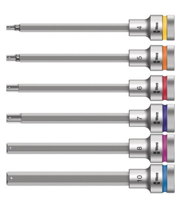 Wera 8740 C HF 1/2" Zyklop Hex/Alyan Uçlu Lokma Bits Seti 6P 05004210001