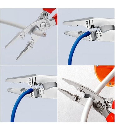 Knipex 1396200 VDE Çok Fonksiyonlu Elektrikçi Pense 200mm