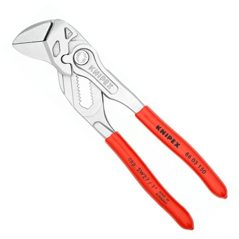 Knipex 8603150 Düz Çene Ayarlı Fort Pense 150mm