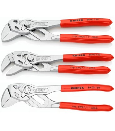 Knipex 8603150 Düz Çene Ayarlı Fort Pense 150mm
