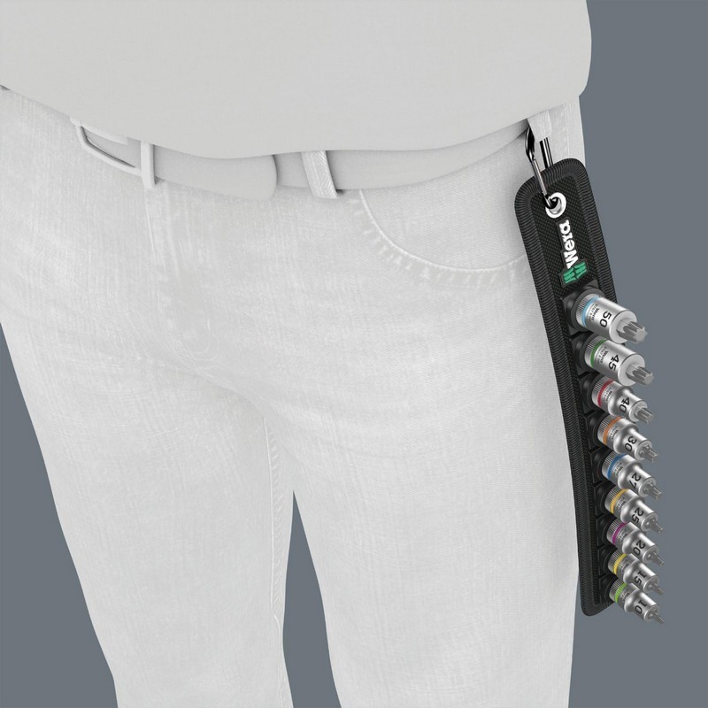 Wera 8767 HMB Zyklop 3/8"  Belt3 Torx HF Lokma Bits Seti 05003972001